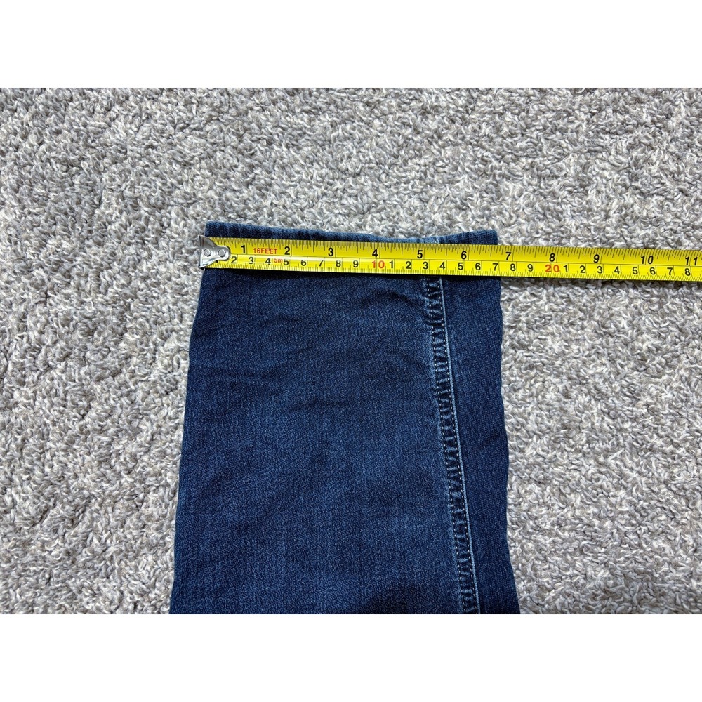 Diesel Krooley Jeans Mens 38x32 Denim Sweat Pants Blue Dark Wash Distressed - Picture 15 of 16